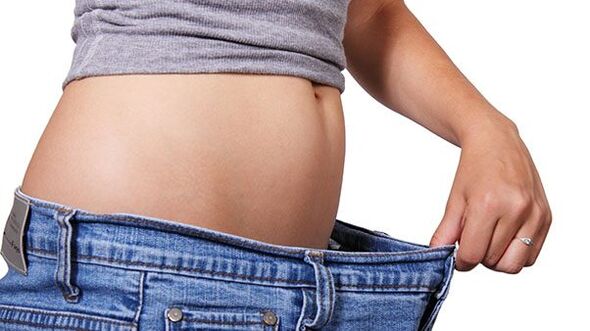 big jeans after slimming belly